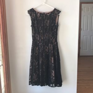 Black lace dress